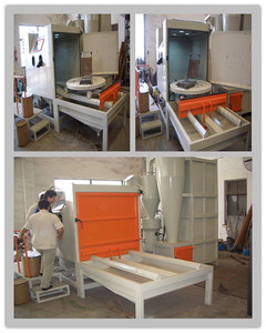 Wheel Sand <strong>Blasting</strong> Machine Turntable Sand <strong>Blasting</strong> Machine Sand <strong>Blaste</strong> - Product Image 2