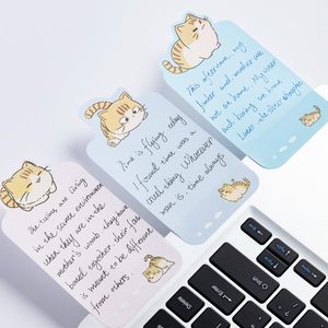 可爱小猫卡通定制标志打印纸记事本办公室学校文具不干胶贴纸贴便签本便签本 - Product Image 3