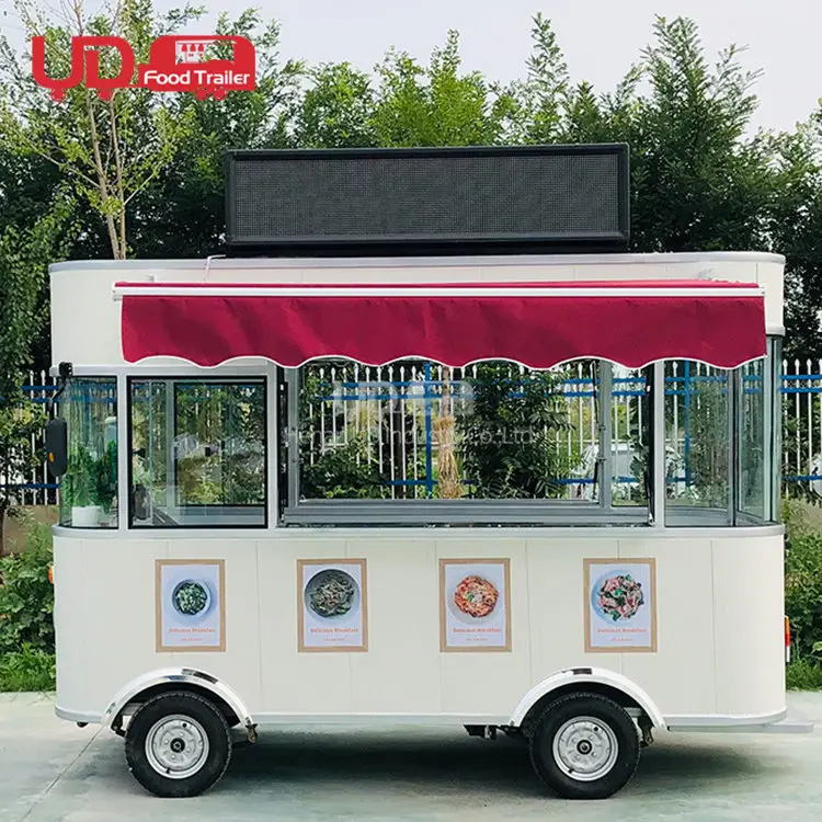 China New Style Mobile Elektro-Lebensmittel wagen Hamburger Eis wagen Dessert Food Truck