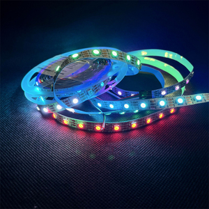 Встроенный IC чип ws2812b SK6812 APA102 программируемая 5050 60 светодиодов метр RGB светодиодная лента