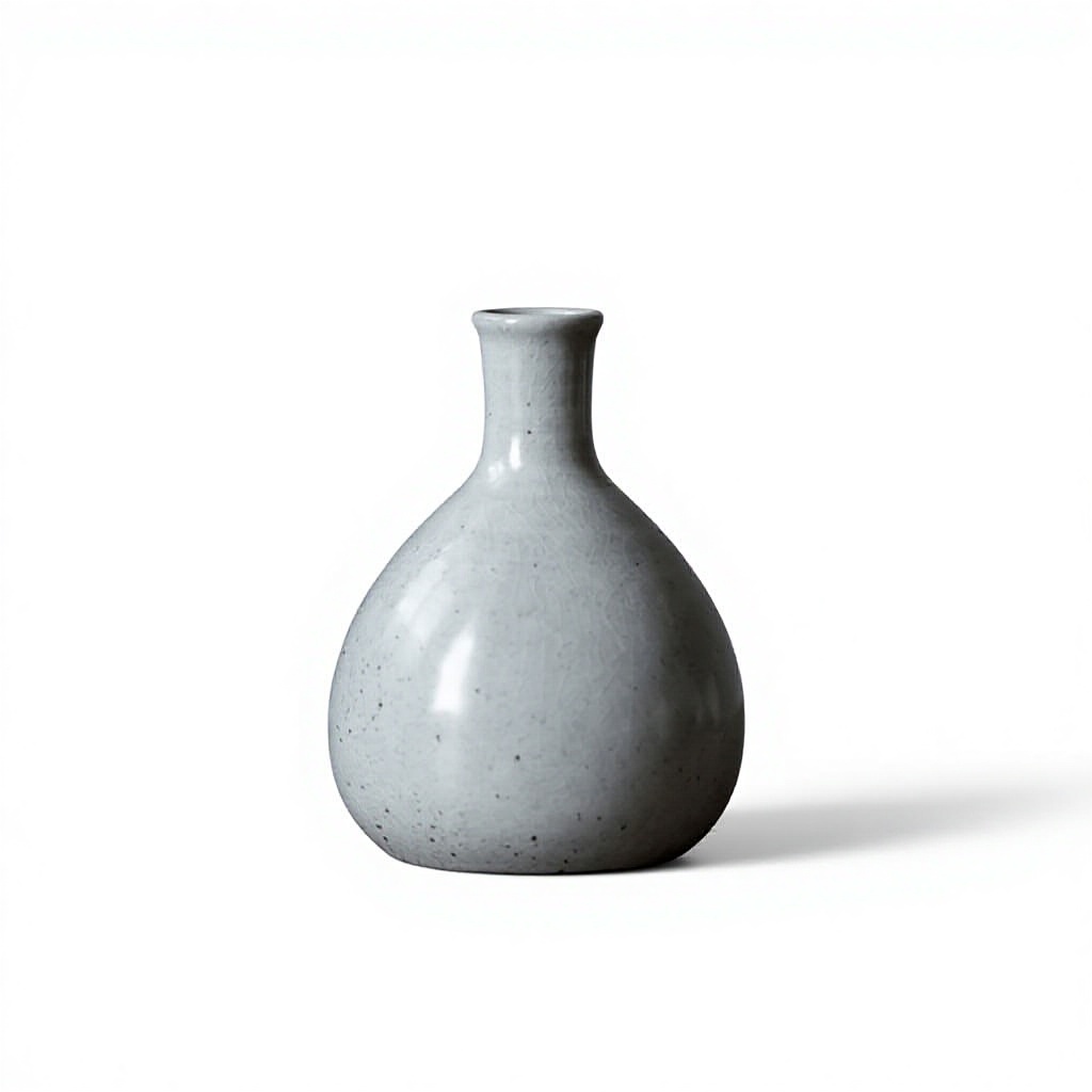 White Small vase C