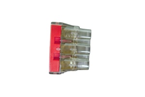 BELEKS 3 Port Transparent <strong>Terminal</strong> <strong>Block</strong>, 6mm&sup2; <strong>Push</strong>-in Connector, Quick Wiring for Building Cabling - Product Image 4