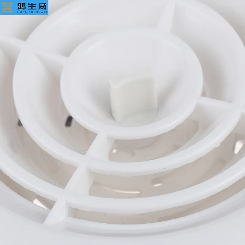 Ventilator HLK-System Kunststoff rund verstellbares Entlüftung gitter