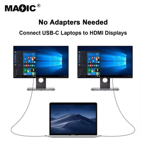 สายแปลงความเร็วสูง OEM 2M 4K 60HZ,สายแปลง Type-C เป็น HDMI ขนาด12นิ้วรองรับ HDCP NETFLIX - Product Image 6