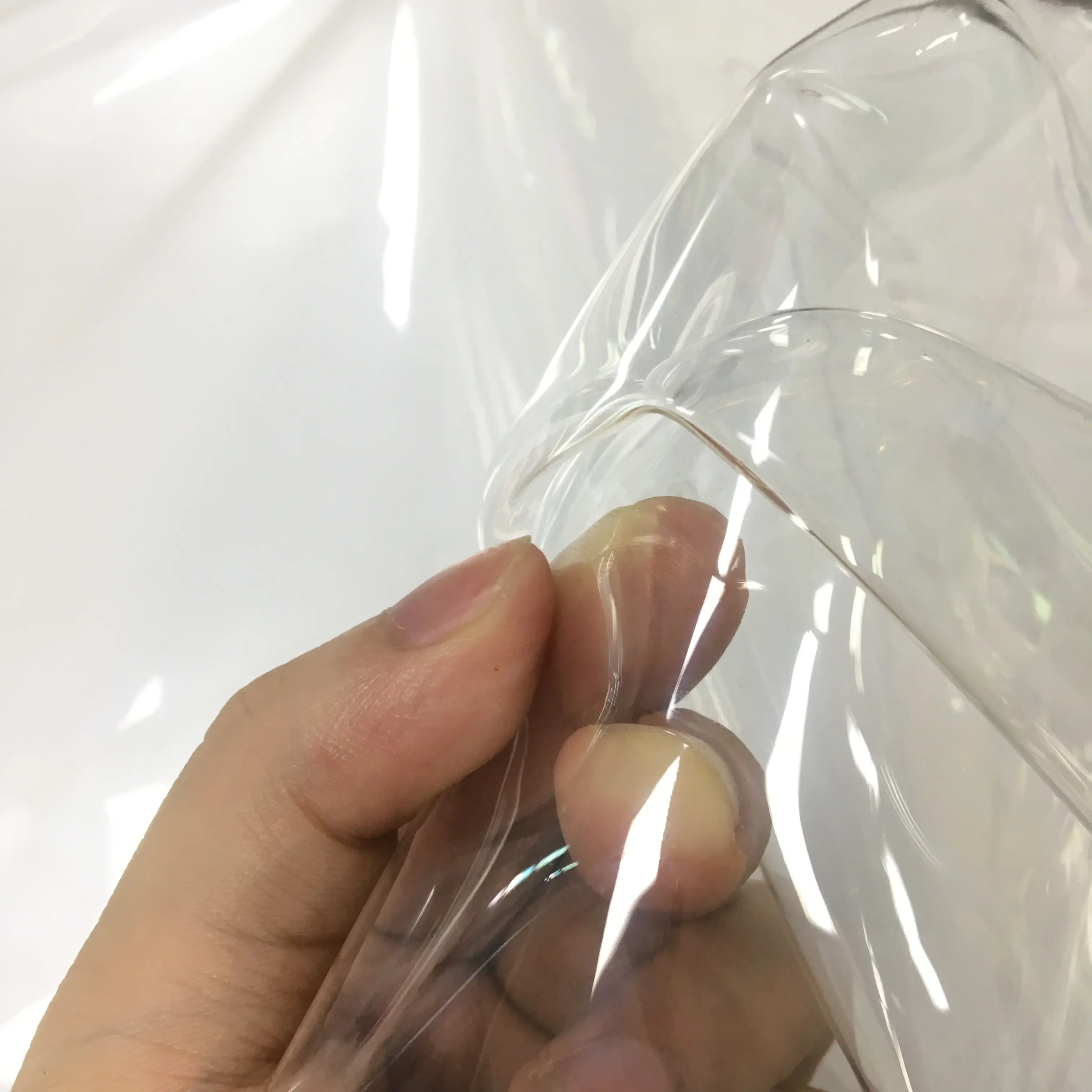 Material de filme plástico macio tpu 0.2mm, super claro, para sapato/saco/capa de chuva/jogo mat