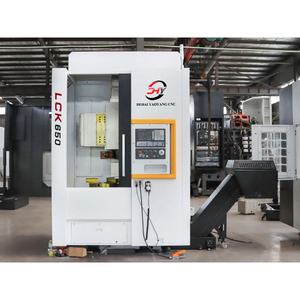Torno vertical CNC LCK650 más vendido Torno de metal de alta precisión para procesamiento de superficies cilíndricas internas y externas - Product Image 1