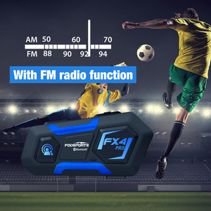 4 Uds Fodsports FX4 PRO 1000M intercomunicador Full Duplex entrenador de fútbol Judger auricular 4 Sistema de Comunicación de árbitro auriculares - Product Image 4