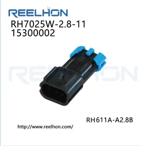 2pin <strong>Delphi</strong> Male <strong>Connector</strong> Wire Connectors <strong>2</strong> <strong>Pin</strong> Auto <strong>Connector</strong> 15300002/DJ7025W-<strong>2</strong>.8-11 - Product Image 3