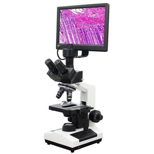 Microscópio binocular biológico do laboratório XSZ-107BN da venda do fabricante