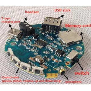 3,7-5V Bluetooth-Empfänger Empfangs modul Leistungs verstärker platine Bluetooth-Karte MP3-Decoderkarte kann Anrufe empfangen - Product Image 1