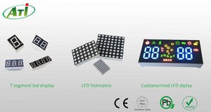 Kunden spezifisches 1 to6 Digital 0,28 ~ 5 "Zoll LED 7-Segment-LCD-Anzeigemodul