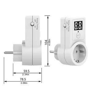 Смарт-розетка с 2-значным дисплеем - Product Image 4
