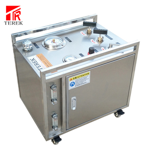 Unidad de bomba de prueba hidrostática impulsada por aire neumático TEREK para pruebas de tubería de manguera hidráulica modelo Max 100bar