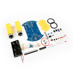 D2-2 DiyインテリジェントトラッキングラインスマートカースイートキットAt89c2051 51 Mcu電子パトロール自動車部品 - Product Image 4