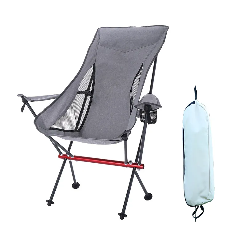 Chaise de Camping inclinable ultralégère à dossier haut pliable en alliage d'aluminium 7075 pour Camping en plein air voyage plage pique-nique