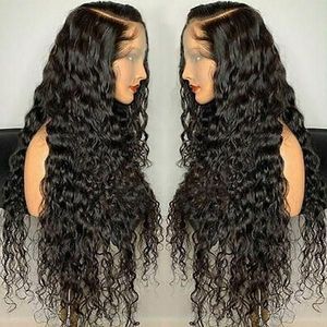 フェイクスカルプHDブリーチノットレースフロントブラジルヘアウィッグ12aグレードジェリーカールレースフロントウィッグ黒人女性用ベビーヘア付き
