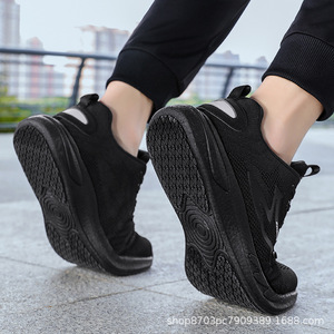 Chất Lượng Tốt 46 Kích Thước Lớn zapatos De Hombre Lưỡi Người Đàn Ông Sneakers Fly Đan Giản Dị Thoáng Khí Người Đàn Ông Của Đầu Bếp Làm Việc Đi Bộ Phong Cách Giày - Product Image 5