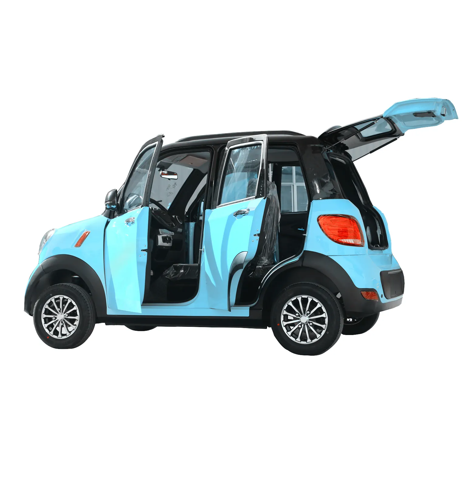 Coche eléctrico híbrido profesional, 4 ruedas, 4 asientos, 5 puertas, Mini M1 M2, inteligente, 2021 EEC