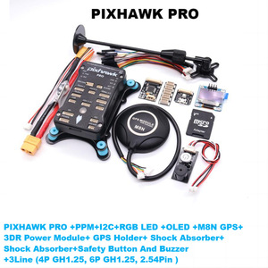 Pixhawk PRO Flugsteuerung + I2C + PPM + RGB + OLED + Stoßdämpfung + Halterung + M8N + Energiemodul - Product Image 2