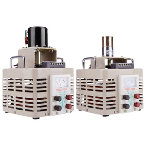 Regulador de voltaje eléctrico monofásico 0-250V Salida de CA 0,5 K-20KW Material de cobre de rango ajustable para uso SVC Salida de 220V