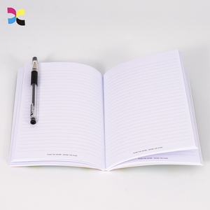 Cuadernos de tapa blanda simples de alta calidad Cuaderno encuadernado perfecto personalizado Oem - Product Image 2