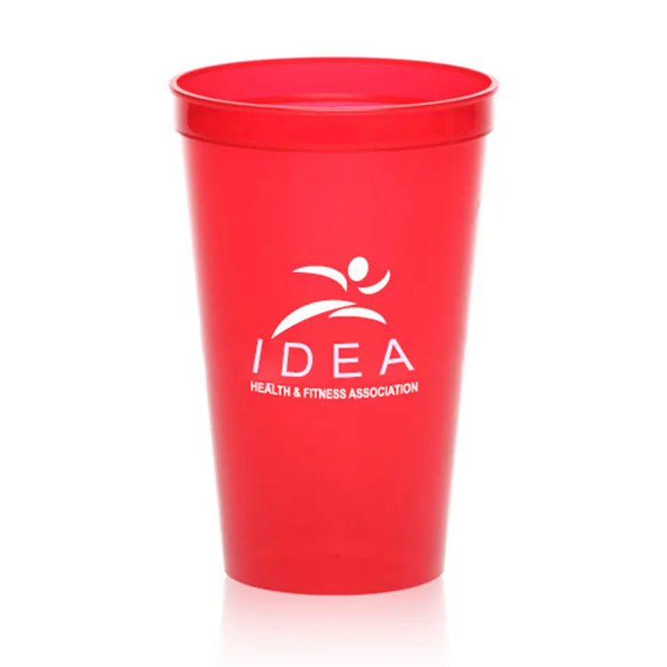 Nhựa trống tái sử dụng uống Tumblers sân vận động Tumbler ly màu thay đổi sân vận động cup