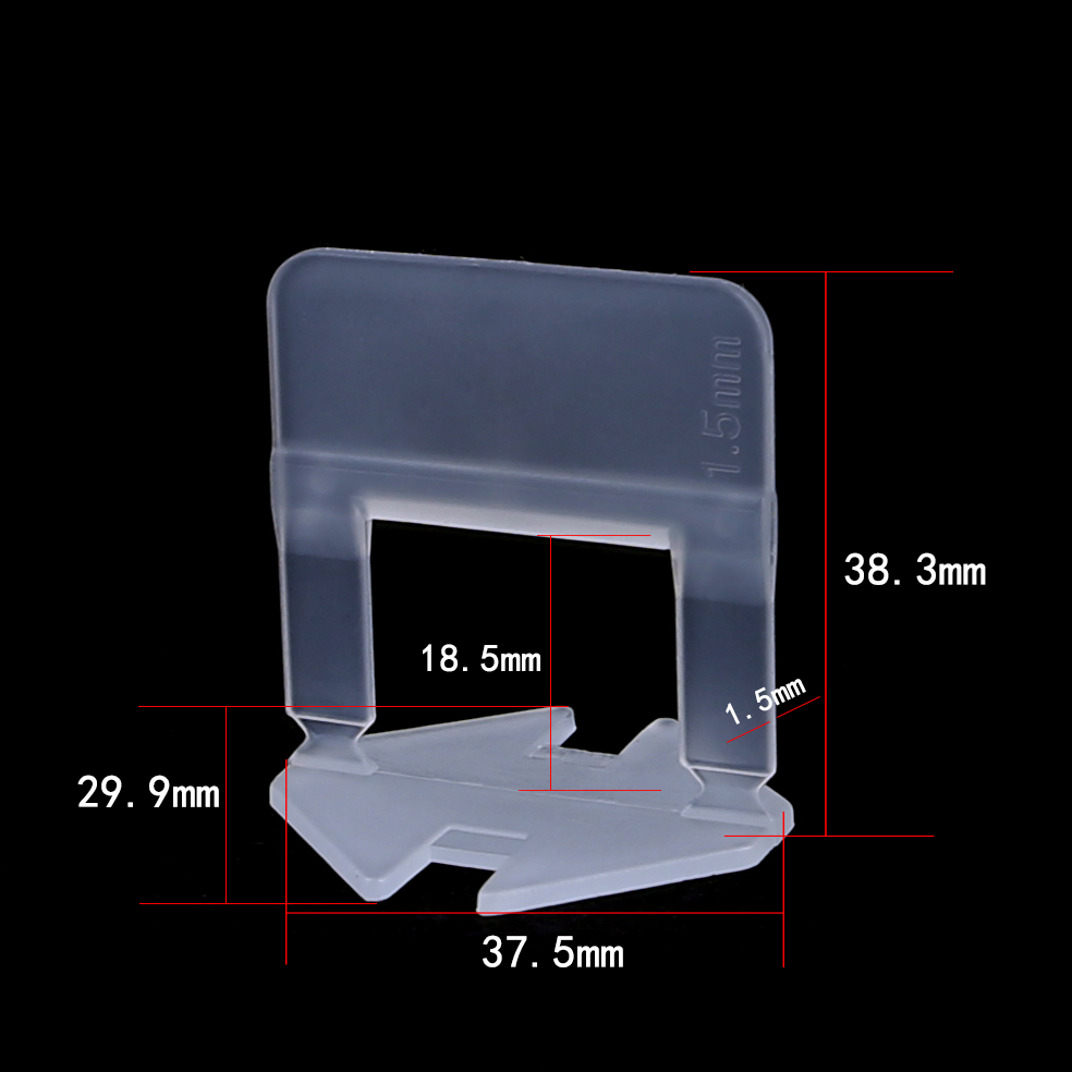 Entretoises pour système de nivellement de carreaux 1,5 mm
