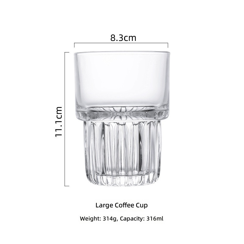 Transparent large size 316ml-72 pieces