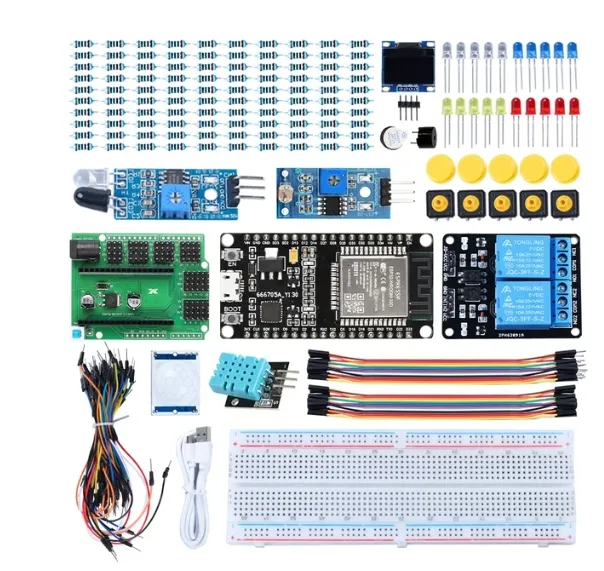 ESP32 Starter Kit for Arduino Programming with ESP32 WIFI IoT Development Board DIY Electronic Educational Learning Complete Kit