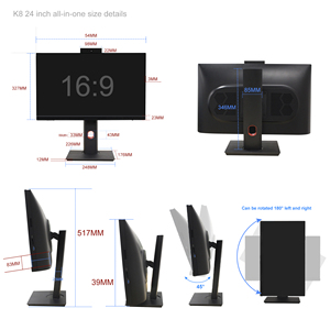 Core I3 I5 I7 I9 IPS Panel PC MATX masaüstü bilgisayar oyun Pc Barebone aio pc - Product Image 5
