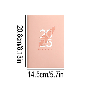 批发2025计划员预约书每日英语期刊学术时间管理与索引计划员笔记本办公室 - Product Image 2
