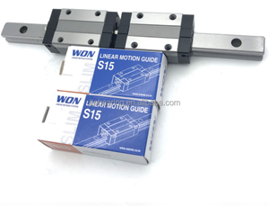 Rieles de rodamiento lineales WON originales, bloque deslizante de guía lineal S15R S15RUUG0 - Product Image 2