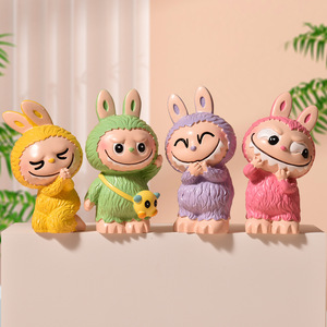 <strong>Linda</strong> Labubu Surroundings Doll Mini Model Blind <strong>Box</strong> Set Desktop Decoration Collection Resin Ornament Cute <strong>Toy</strong> Mystery <strong>Box</strong> - Product Image 2