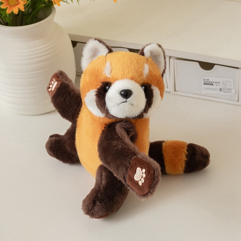 Círculo de un solo toque del panda rojo