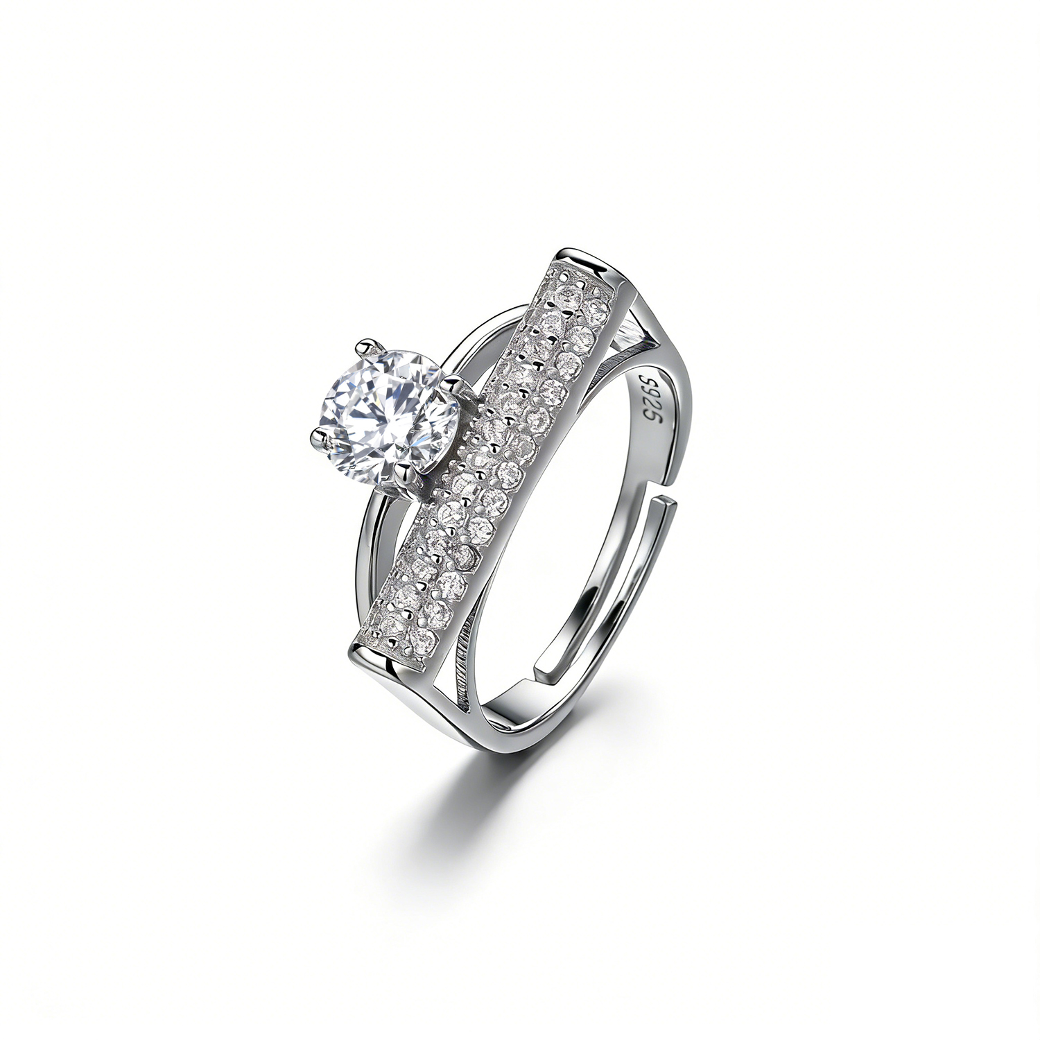 Silver-Rhodium Plated