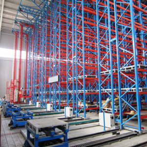 Sistema de recogida automática ASRS de servicio pesado personalizado, estante de paleta de acero, estantería de recuperación para almacenamiento en almacén con estantes