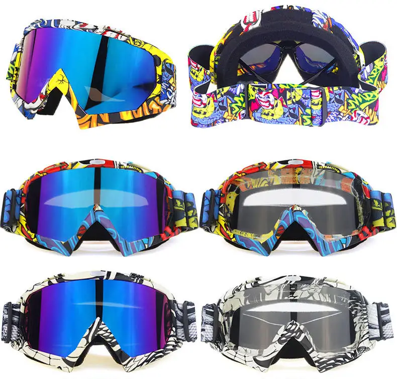 Lunettes de moto d'extérieur, vtt, cyclisme, Ski tout-terrain, Sport, Dirt Bike, course, cyclisme, pour Motocross, gafas