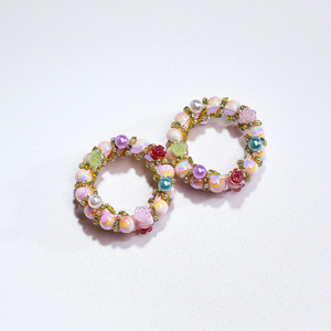 เครื่องประดับลูกปัดเม็ดกลมทำจากเรซินหลากสีมุกขนาดใหญ่สำหรับโรงงาน - Product Image 2