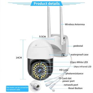 V380 1.5 "迷你Wifi摄像机1MP 3MP安全Ptz网络彩色夜视运动检测室外外部Wifi摄像机 - Product Image 5