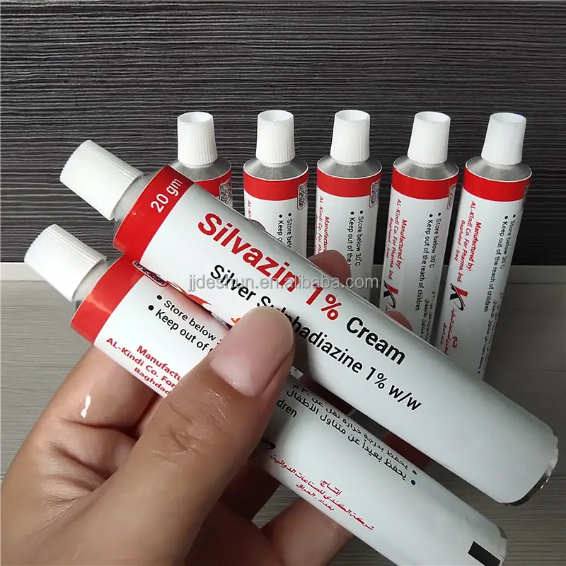 Custom Medical Cream Soft Tubes Recyclable Packaging 20ml 30ml Ointment Collapsible Aluminum Cosmetic Tubes Made in China