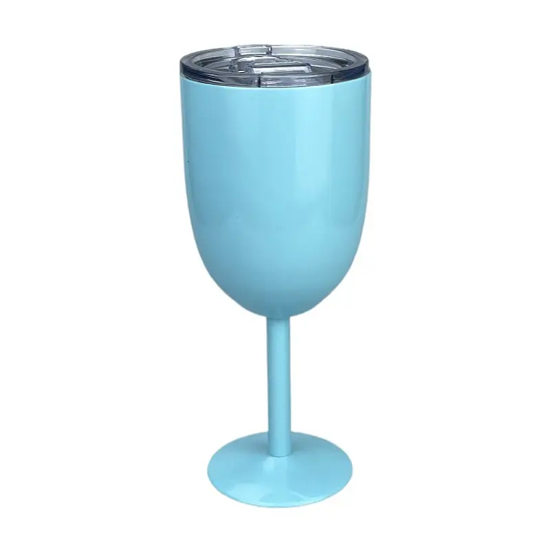 10Oz Onbreekbare Dubbele Wand Roestvrijstalen Vacuüm Geïsoleerde Metalen Beker Rode Wijn Glas Tumbler Champagne Bekers