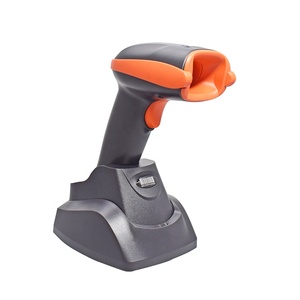Lector de código de barras inalámbrico 1D 2D con detección automática, escáner de código de matriz de datos, lector de Android con base de carga - Product Image 1