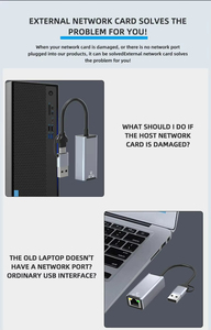 USB to RJ45 Type C 2 in 1การ์ดเครือข่ายกิกะบิตอะแดปเตอร์อีเทอร์เน็ต1000 Mbps USB 3.0กิกะบิตอะแดปเตอร์อีเธอร์เน็ตสำหรับแล็ปท็อป - Product Image 5