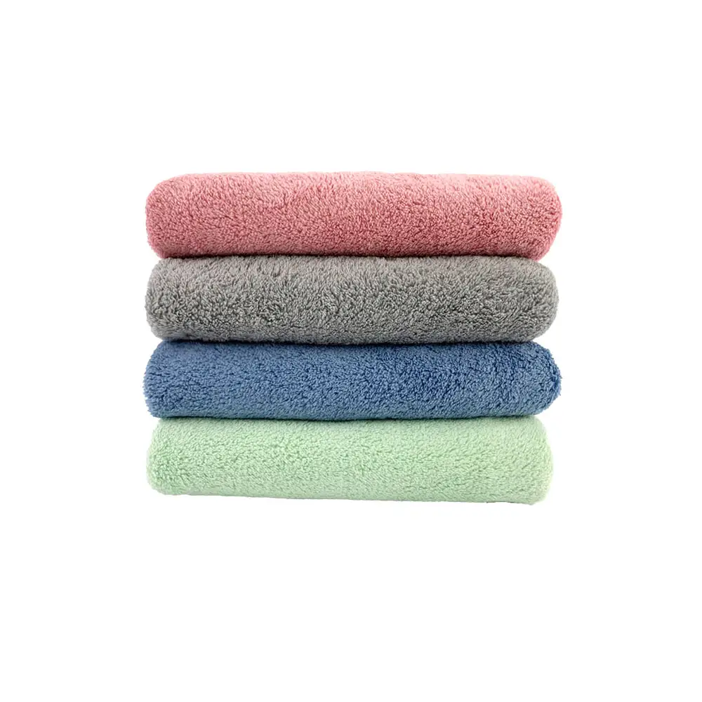 Skin-Friendly Altamente Absorvente Soft Coral Fleece Toalha Home Hotel Salon Spa Face Toalha Casamento Lembrança