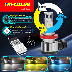 <strong>PSX24W</strong> 5202 High Power <strong>LED</strong> Fog Light Bulbs with Remote Control - Product Image 3