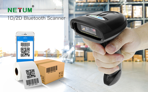 2D-QR-Code-Scanner Handheld 1D USB-Kabel-/Wireless-Scanner Drahtloser 2,4-G-Barcode-Leser für Barcode-Scannen im Supermarkt preis - Product Image 2