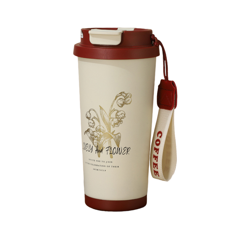 Rouge avec fleur