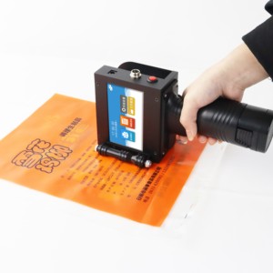Pistola de impresora de inyección de tinta de mano en varios idiomas con tinta no cifrada de secado rápido para texto Código QR Número de lote Fecha - Product Image 1
