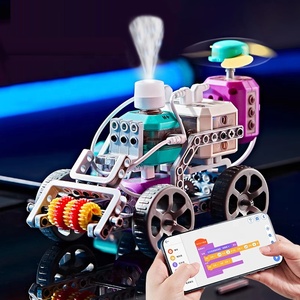 Kit di blocchi di costruzione di circuiti staminali fai da te 402 esperimenti scientifici di fisica modellano il collegamento di circuito costruendo blocchi di programmazione giocattolo Set di blocchi - Product Image 1