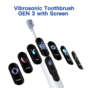 Spazzolino da denti vibrosonico personalizzato Smart Sonic spazzolino da denti elettrico LED intelligente Display digitale schermo spazzolino da denti per adulti - Product Image 2